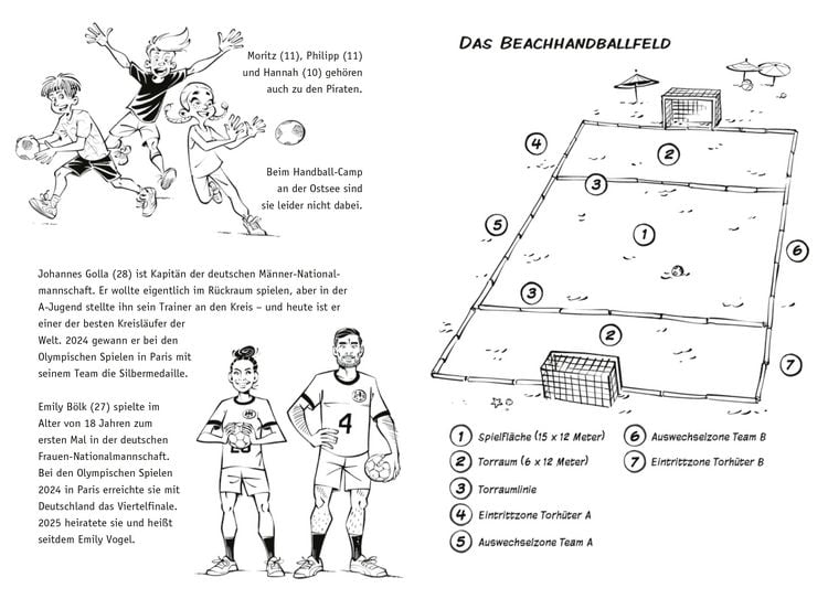 Produktbild: Die Handball-Piraten (Band 3) &ndash; Volle Action im Feriencamp