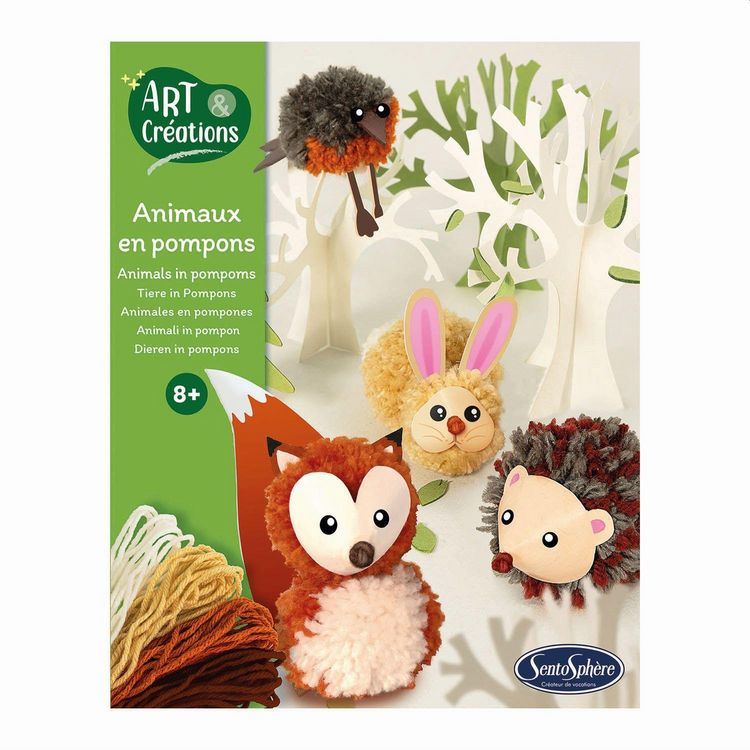 Produktbild: SENTOSPHERE - Bastelset Pompon Tiere