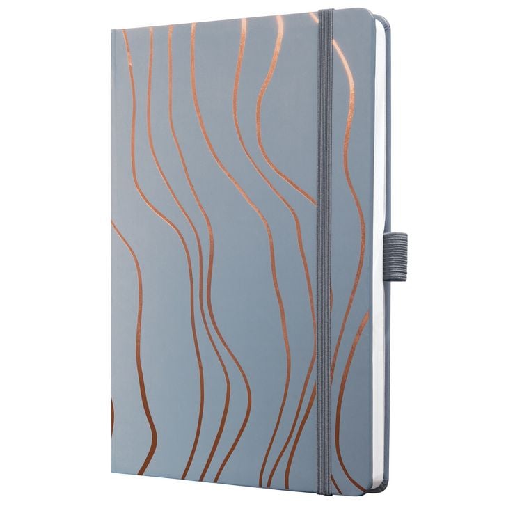 Produktbild: SIGEL JN351 Notizbuch Jolie, ca. A5, liniert, grau