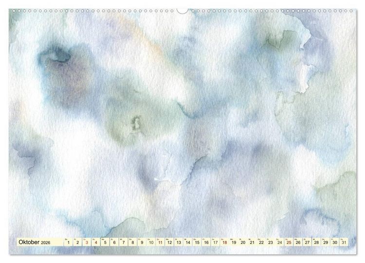Produktbild: Kreativ-Kalender Aquarell. Bastelkalender zum Selbstgestalten (Wandkalender 2026 DIN A2 quer), CALVENDO Monatskalender