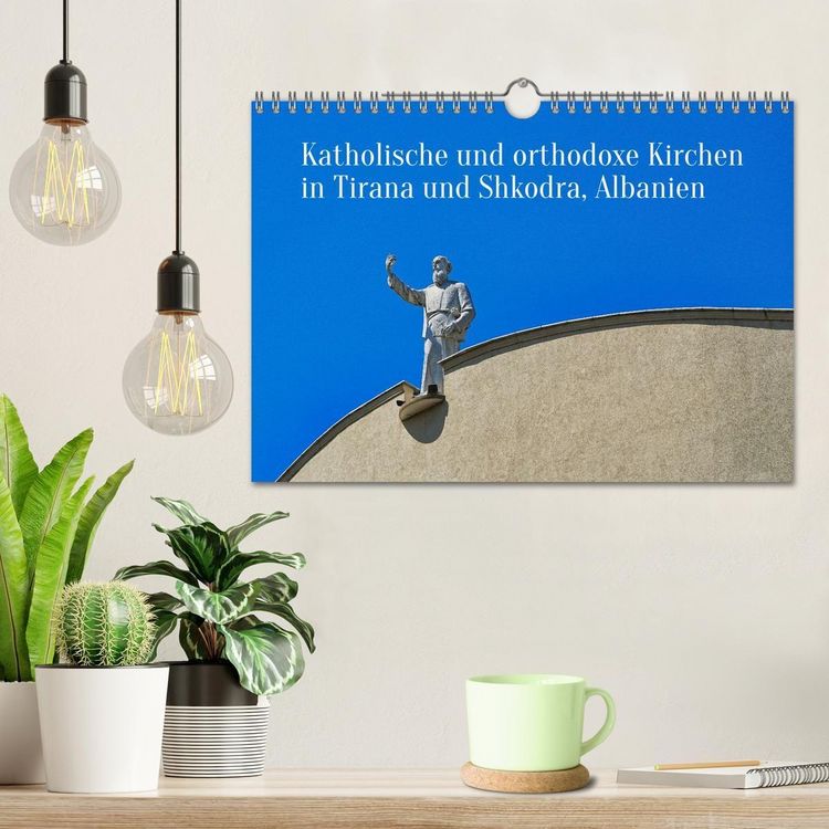 Produktbild: Katholische und orthodoxe Kirchen in Tirana und Shkodra, Albanien (Wandkalender 2027 DIN A4 quer), CALVENDO Monatskalender