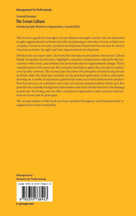 Produktbild: The Scrum Culture