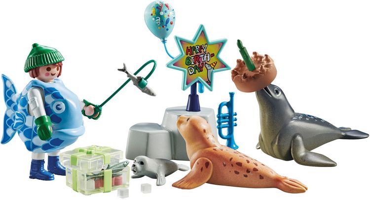 Produktbild: PLAYMOBIL 71448 Tierf&uuml;tterung
