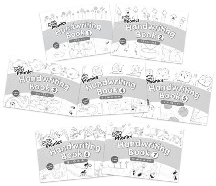 Produktbild: Jolly Phonics Handwriting Books Complete Set (1-7)