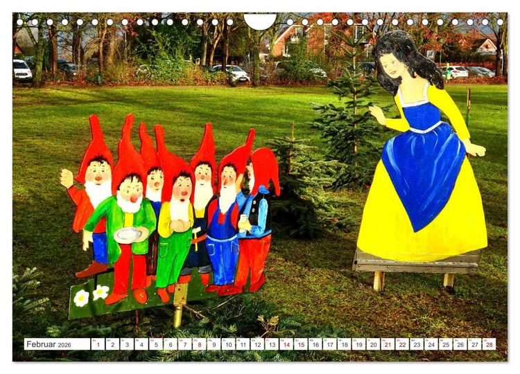 Produktbild: Deutsche M&auml;rchen (Wandkalender 2026 DIN A4 quer), CALVENDO Monatskalender