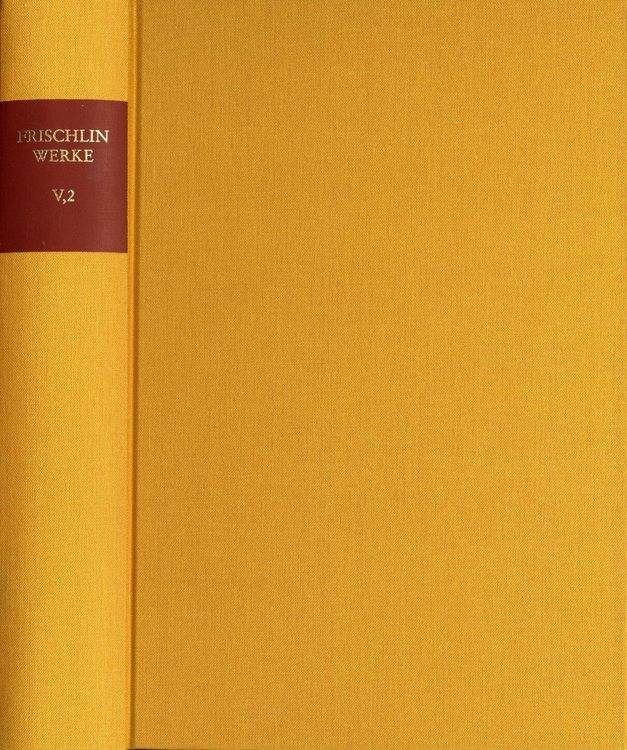 Produktbild: Nicodemus Frischlin: S&auml;mtliche Werke / Band V,2: Lyrik II (1573-1577)