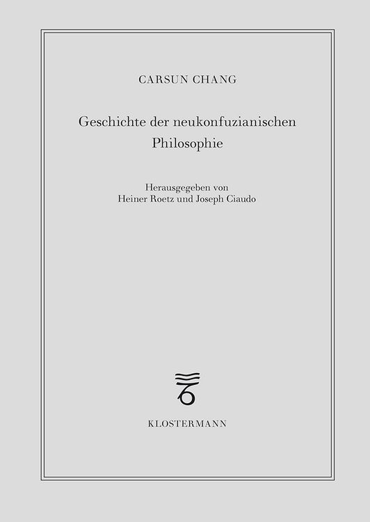 Produktbild: Geschichte der neukonfuzianischen Philosophie