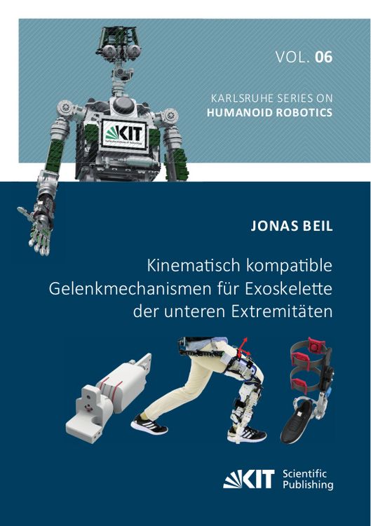 Produktbild: Kinematisch kompatible Gelenkmechanismen f&uuml;r Exoskelette der unteren Extremit&auml;ten