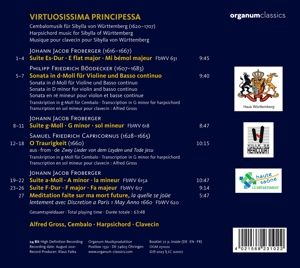 Produktbild: Virtuosissima Principessa: Cembalomusik f&uuml;r Sibyll