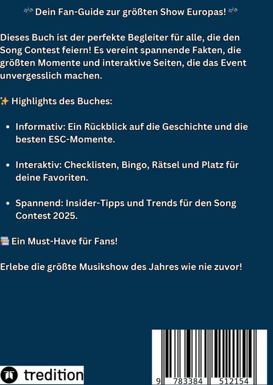 Produktbild: Das gro&szlig;e Buch zum Song Contest 2025