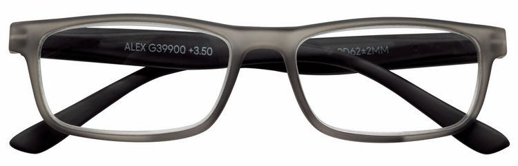 Produktbild: Lesebrille ALEX, anthrazit, +3.50 dpt