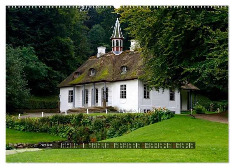 Produktbild: Schl&ouml;sser und Burgen in D&auml;nemark 2026 (hochwertiger Premium Wandkalender 2026 DIN A2 quer), Kunstdruck in Hochglanz