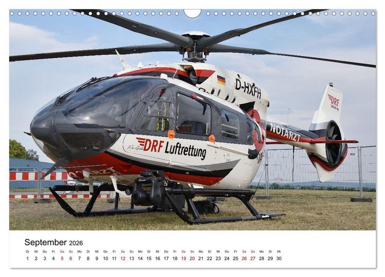 Produktbild: Rettungshubschrauber in Action (Wandkalender 2026 DIN A3 quer), CALVENDO Monatskalender