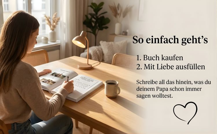Produktbild: F&uuml;r Dich, Papa - Alles was ich dir schon immer sagen wollte &ndash; Das Papa Geschenk Buch