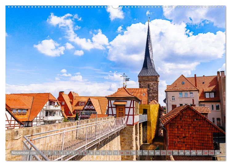 Produktbild: Ein Blick auf Duderstadt (Wandkalender 2026 DIN A2 quer), CALVENDO Monatskalender