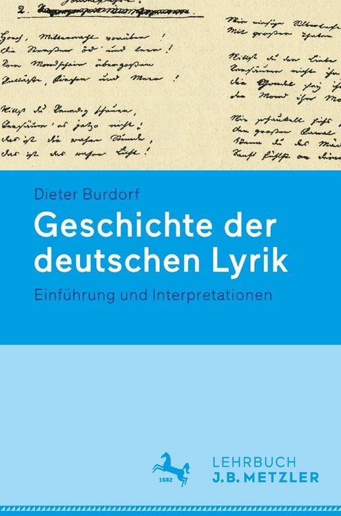 Produktbild: Geschichte der deutschen Lyrik.