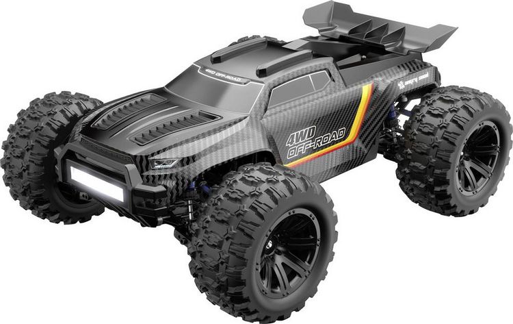 Produktbild: MJX Schwarz Brushless 1:12 RC Modellauto Elektro Monstertruck Allradantrieb (4WD) RtR 2,4 GHz Inkl. Akku und Ladeger&auml;t