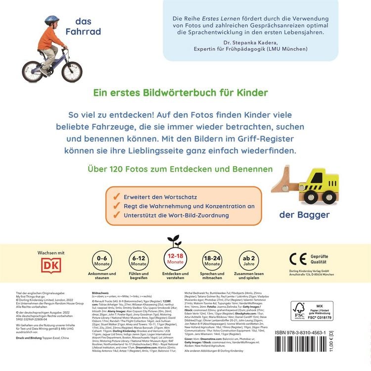 Produktbild: Erstes Lernen. Fahrzeuge