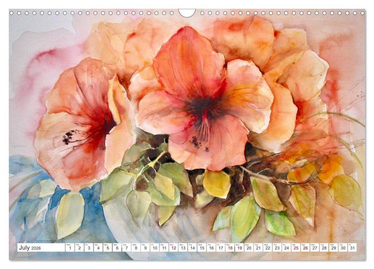 Produktbild: FLOWER MAGIC (Wall Calendar 2026 DIN A3 landscape), CALVENDO 12 Month Wall Calendar