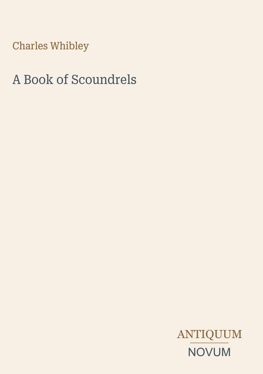 Produktbild: A Book of Scoundrels