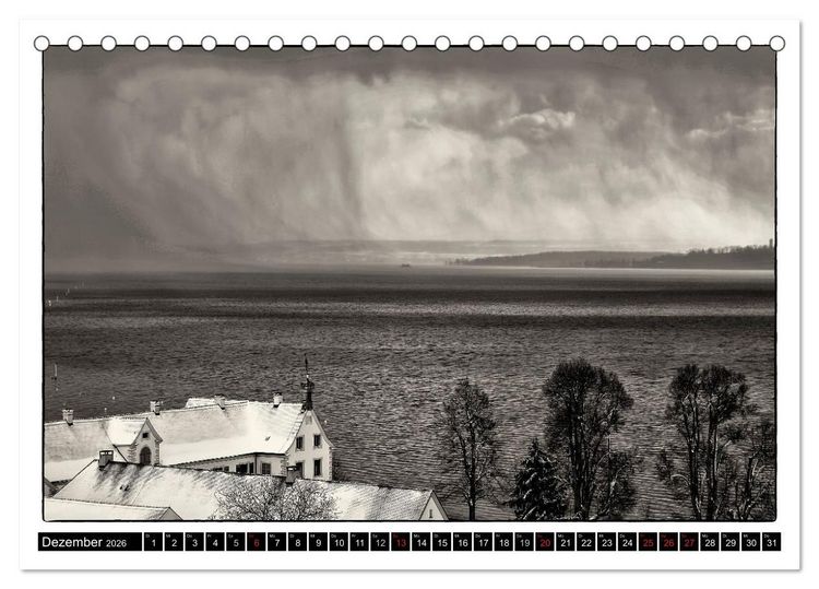 Produktbild: Boden-Seen-Sucht (Tischkalender 2026 DIN A5 quer), CALVENDO Monatskalender