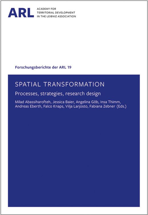 Produktbild: Spatial transformation &ndash; processes, strategies, research designs