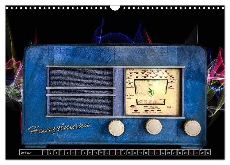 Produktbild: Lebensfreude Radio (Wandkalender 2026 DIN A3 quer), CALVENDO Monatskalender