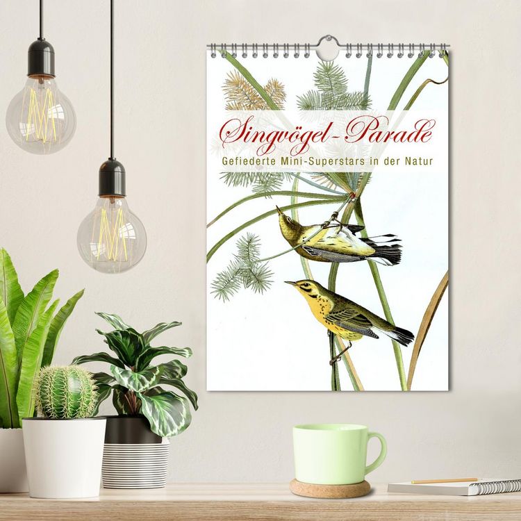 Produktbild: Singv&ouml;gel-Parade (Wandkalender 2026 DIN A4 hoch), CALVENDO Monatskalender