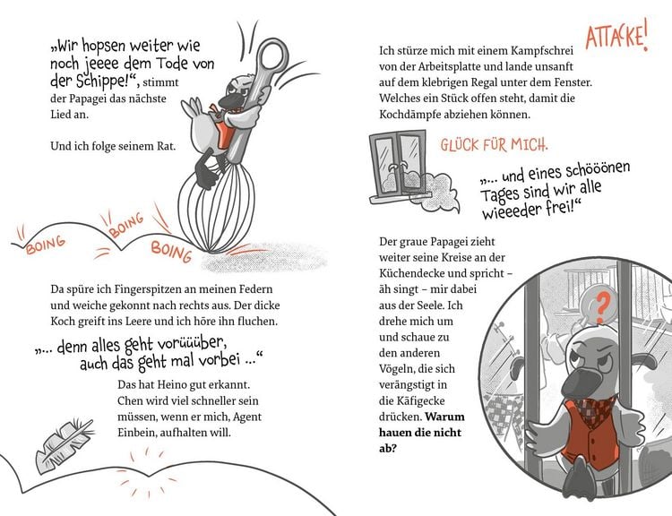 Produktbild: Agent Einbein &ndash; Drei schr&auml;ge V&ouml;gel ermitteln