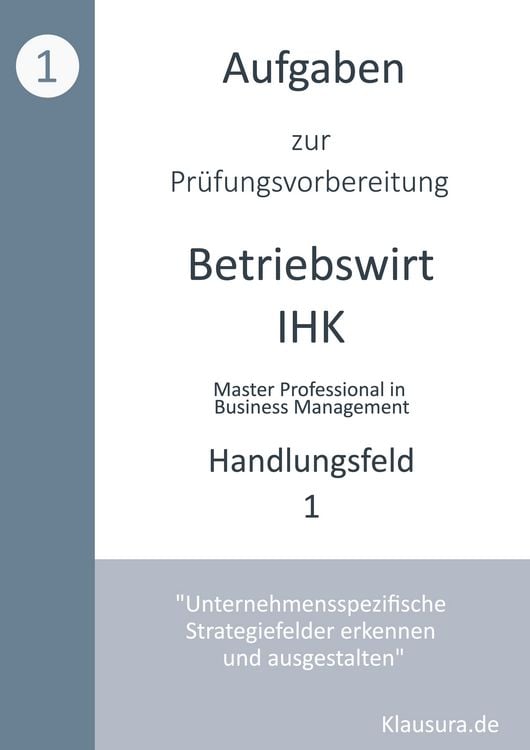 Produktbild: Aufgaben zur Pr&uuml;fungsvorbereitung gepr&uuml;fte Betriebswirte IHK
