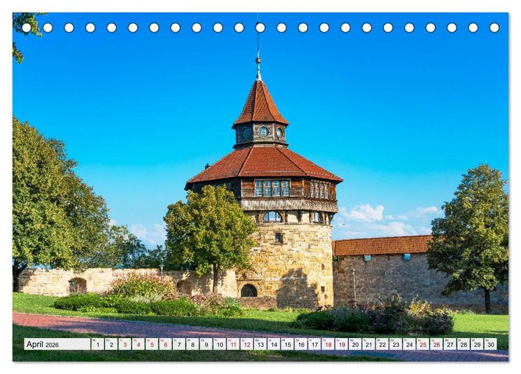 Produktbild: Ein Spaziergang durch Esslingen (Tischkalender 2026 DIN A5 quer), CALVENDO Monatskalender