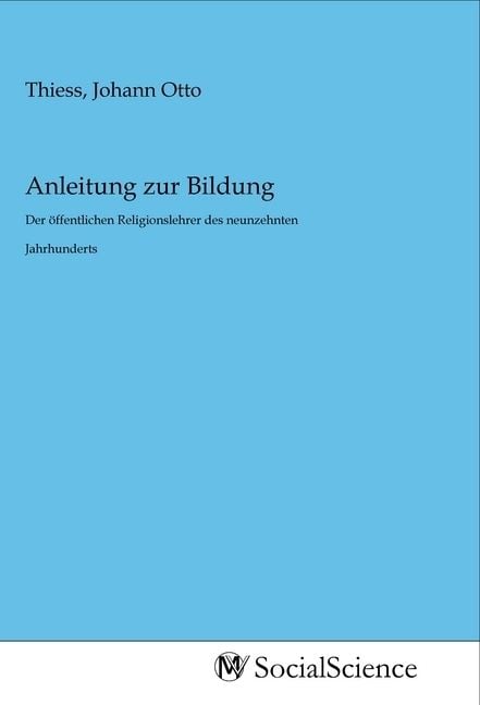 Produktbild: Anleitung zur Bildung