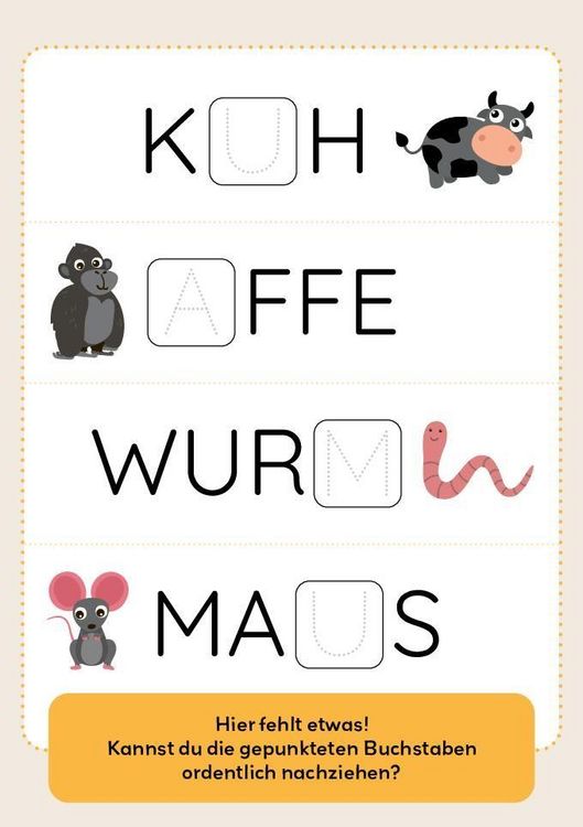 Produktbild: Mini-Mitnehm-Block Erste Buchstaben