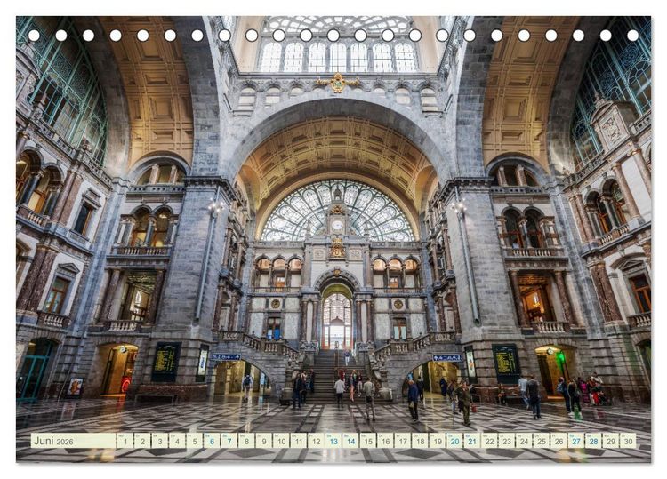 Produktbild: Fotografische Impressionen aus Antwerpen (Tischkalender 2026 DIN A5 quer), CALVENDO Monatskalender