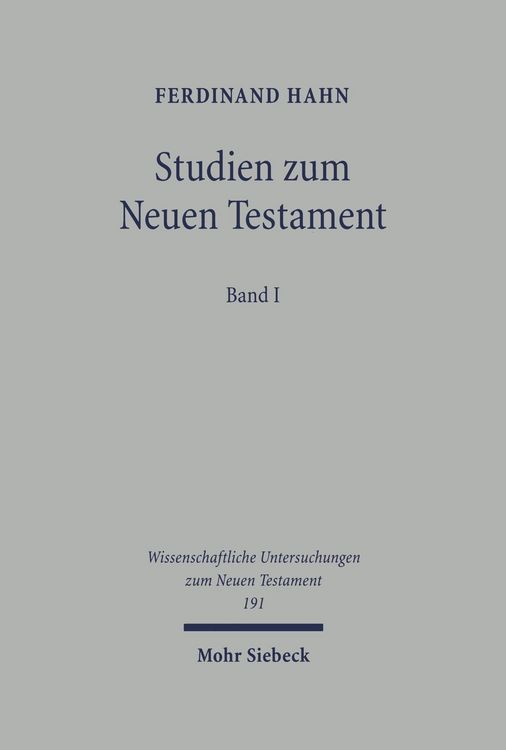 Produktbild: Studien zum Neuen Testament