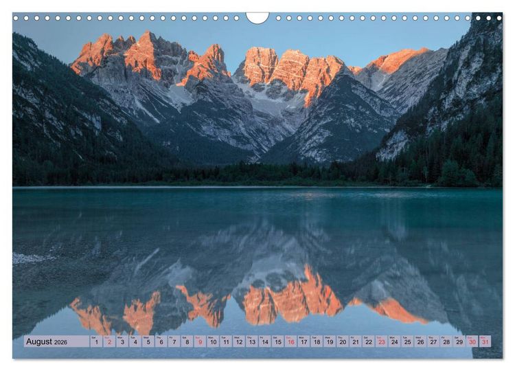 Produktbild: Dolomites, mountain paradise in North Italy (Wall Calendar 2026 DIN A3 landscape), CALVENDO 12 Month Wall Calendar