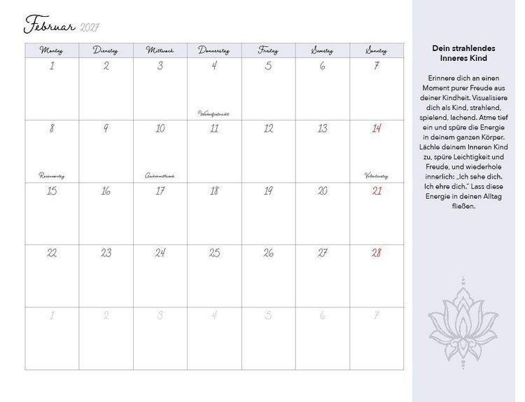 Produktbild: Meditationen f&uuml;r dein Inneres Kind Kalender 2027