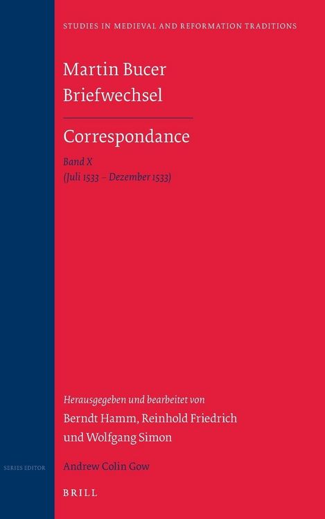 Produktbild: Martin Bucer Briefwechsel/Correspondance