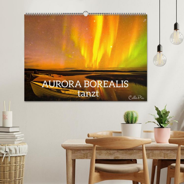 Produktbild: AURORA BOREALIS tanzt (Wandkalender 2026 DIN A2 quer), CALVENDO Monatskalender