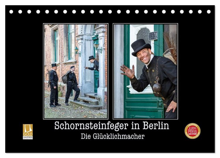 Produktbild: Schornsteinfeger in Berlin - Die Gl&uuml;cklichmacher (Tischkalender 2027 DIN A5 quer), CALVENDO Monatskalender