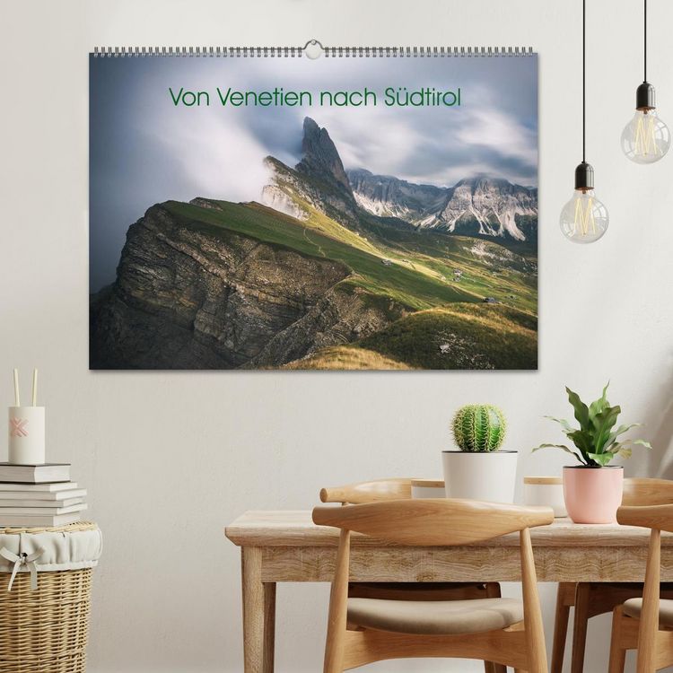 Produktbild: Von Venetien nach S&uuml;dtirol (Wandkalender 2026 DIN A2 quer), CALVENDO Monatskalender