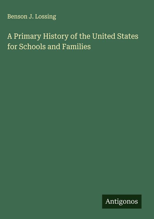 Produktbild: A Primary History of the United States for Schools and Families