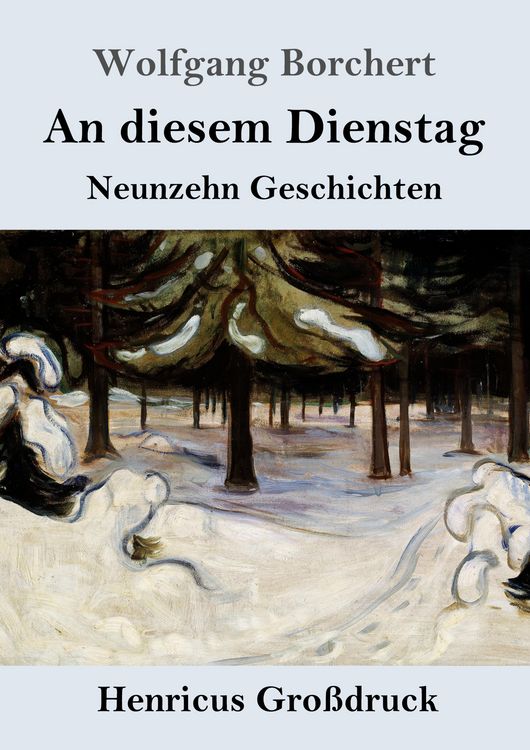Produktbild: An diesem Dienstag (Gro&szlig;druck)
