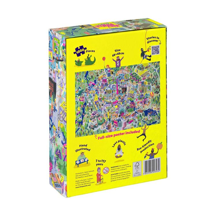 Produktbild: Kiezpuzzle Berlin - 1000 Teile