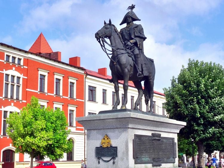 Produktbild: CALVENDO Puzzle Denkmal des russischen Feldherren F&uuml;rst Michail Barclay de Tolly in Insterburg/Tschernjachowsk 1000 Teile Lege-Gr&ouml;&szlig;e 64 x 48 cm Foto-Puzzle Bild von Henning von L&ouml;wis of Menar