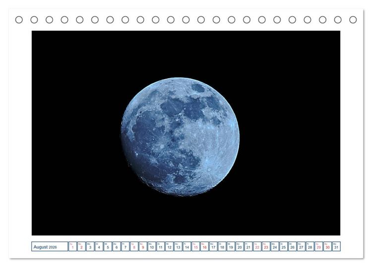 Produktbild: MoonMania (Tischkalender 2026 DIN A5 quer), CALVENDO Monatskalender