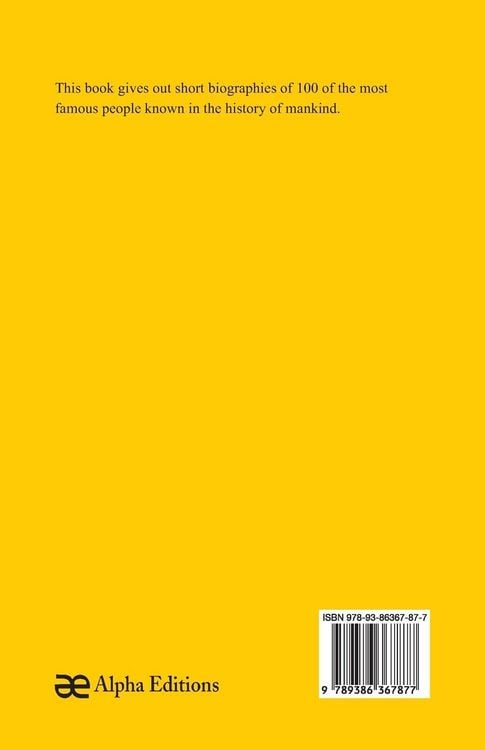 Produktbild: 100 Most Famous People of the World