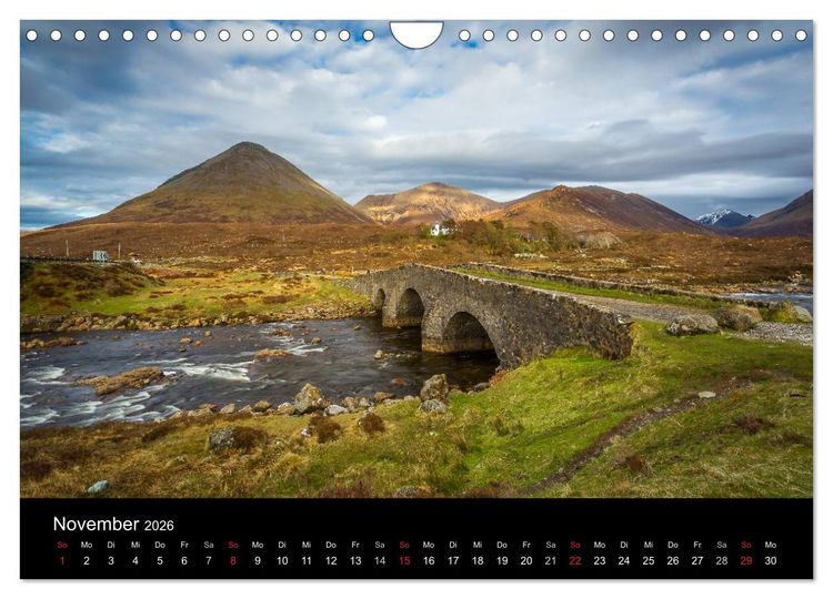 Produktbild: Schottland - Die wundervolle Isle of Skye (Wandkalender 2026 DIN A4 quer), CALVENDO Monatskalender