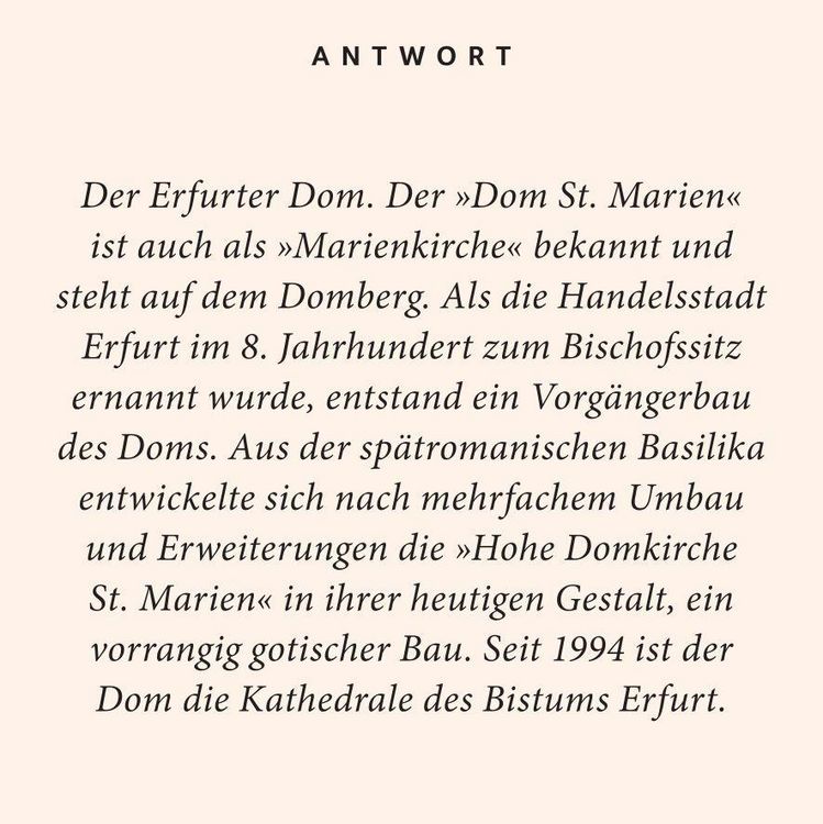 Produktbild: Erfurt-Quiz