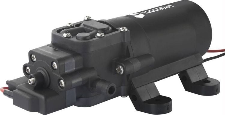 Produktbild: TOOLCRAFT TO-7159155 Niedervolt-Druckwasserpumpe 258 l/h 12 V/DC